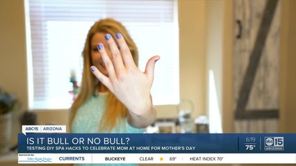 Testing DIY spa hacks to celebrate mom at home for Mother's Day