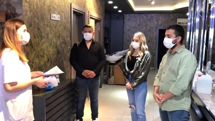 Edirne Valiliğinden berber ve kuaförlere hijyen desteği