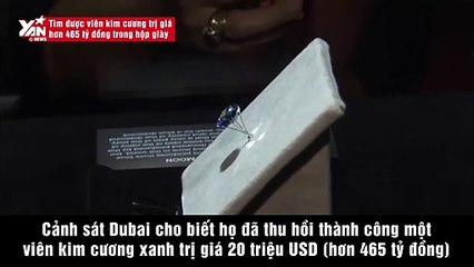 Tìm được viên kim cương hơn 465 tỷ đồng trong hộp giày