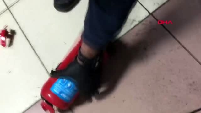 AYDIN Yangın söndürme tüpünden uyuşturucu madde metamfetamin çıktı