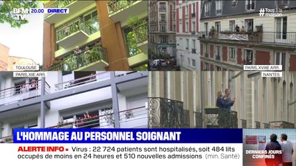 L'hommage au personnel soignant du vendredi 8 mai 2020