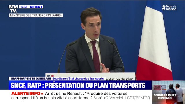 Jean-Baptiste Djebarri sur la SNCF: Nous souhaitons que roulent, en moyenne, 50% des trains du quotidien