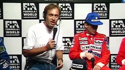O que Senna disse após vencer GP do Brasil pela primeira vez na F1