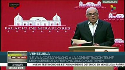 Gob. Venezuela señala vínculos entre Trump y plan frustrado de golpe