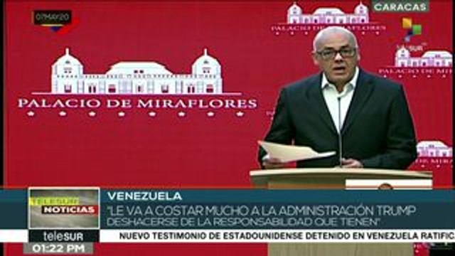 Gob. Venezuela señala vínculos entre Trump y plan frustrado de golpe
