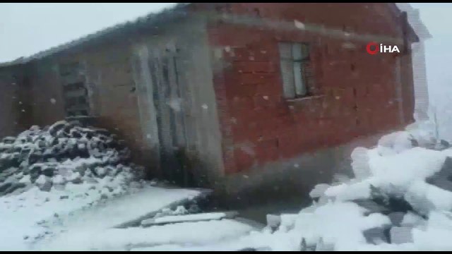 Doğu Karadeniz Bölgesi'nin yüksek kesimlerine 'Mayıs karı' sürprizi