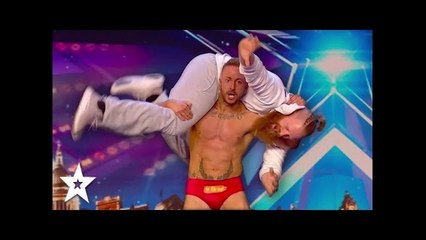 WRESTLING COMES TO BGT! Britain's Got Talent 2020 | Got Talent Global
