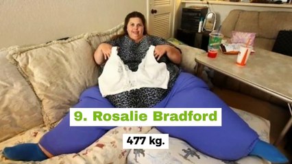 Las 10 personas más obesas de la historia
