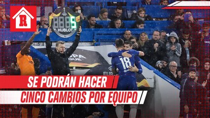 FIFA confirmó que se podrán hacer cinco cambios por equipo