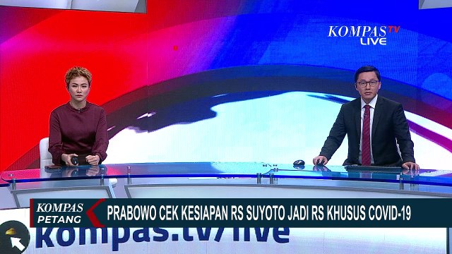 Prabowo Cek Kesiapan RS Suyoto Bintaro Jadi RS Khusus Corona
