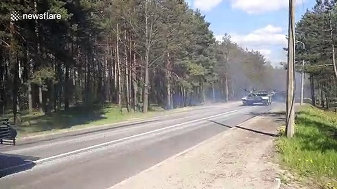 Minsk overrun with tanks as Belarus celebrates...