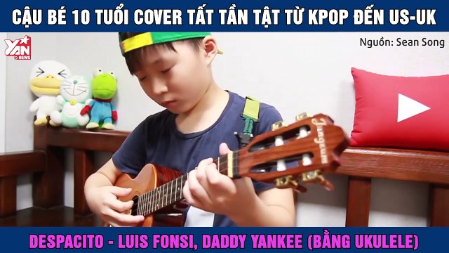 Cậu bé 10 tuổi đàn cover những bài hit của của Kpop khiến người hâm mộ thán phục