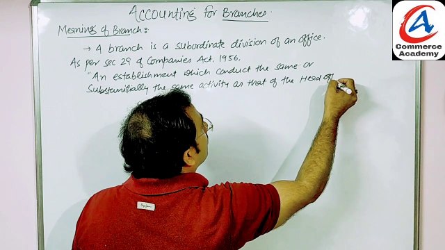 Branch Accounting for B.Com, CA-Intermediate, CS & CMA I Concept and Introduction I