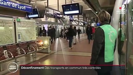 Déconfinement : des transports en commun très contrôlés