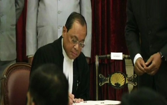 Justice Ranjan Gogoi sworn-in as 46th CJI