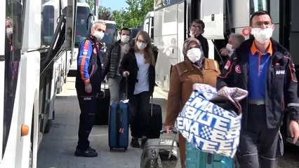 Bursa'da karantinası biten 437 vatandaş yurttan ayrıldı