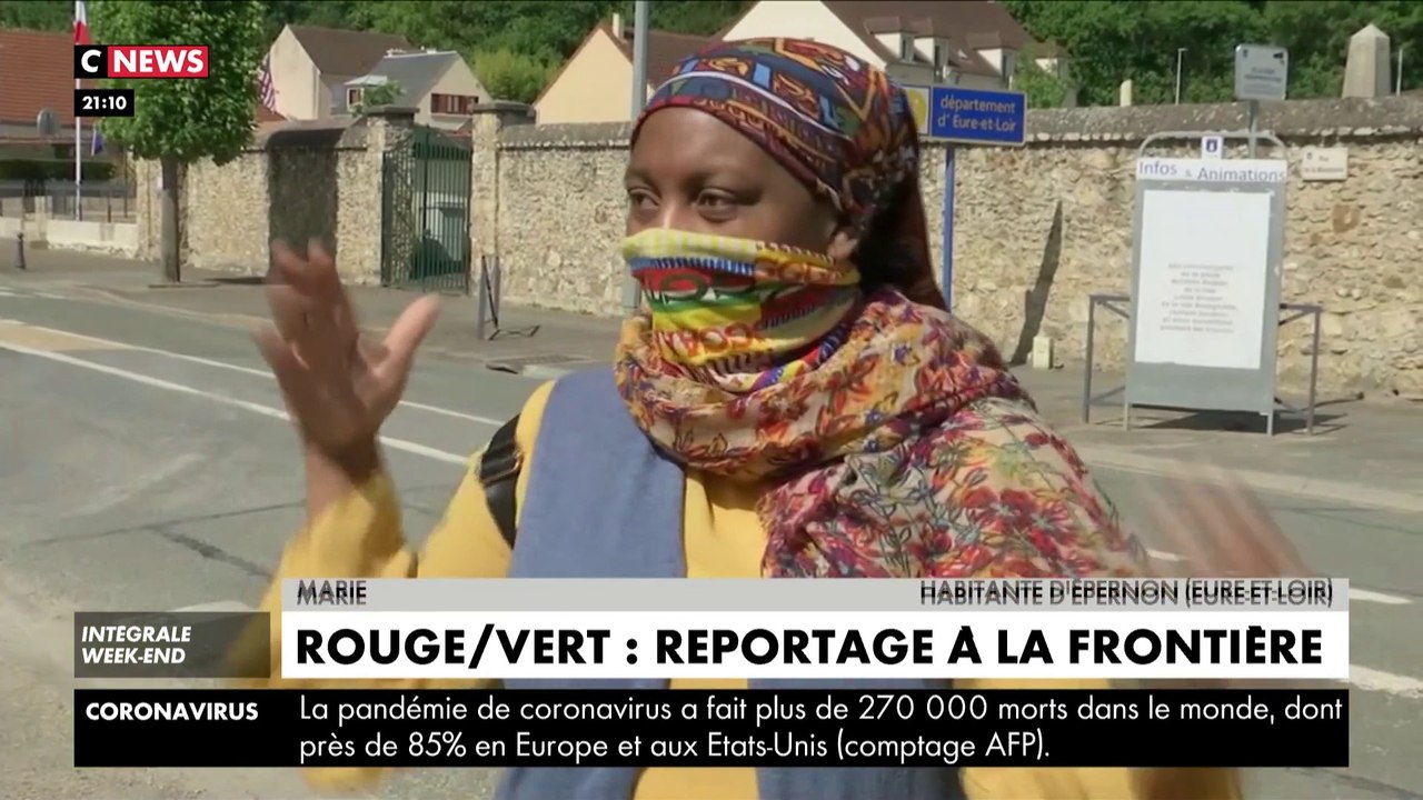 Reportage à la frontière entre les zones vertes et les zones rouges