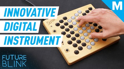 This isn't a checkers board, it's actually a musical instrument— Future Blink