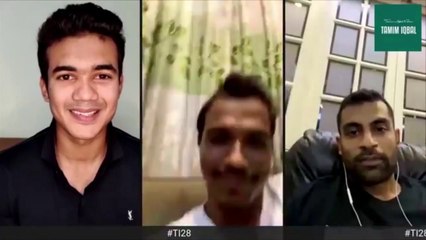 Tamim Iqbal Chat with Rubel Hossain Taskin Ahmed and Nasir Hossain