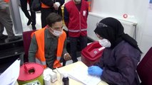 Ağrı'da Kızılay'a kan bağış kampanyası devam ediyor
