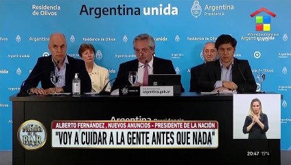 Alberto: "No me van a torcer el brazo, voy a cuidar a la gente"