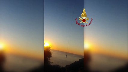 Bagnara - Uomo finisce in un burrone (08.05.20)