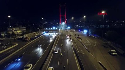 SOKAĞA ÇIKMA YASAĞIYLA BİRLİKTE DENETİMLER DE BAŞLADI --Havadan