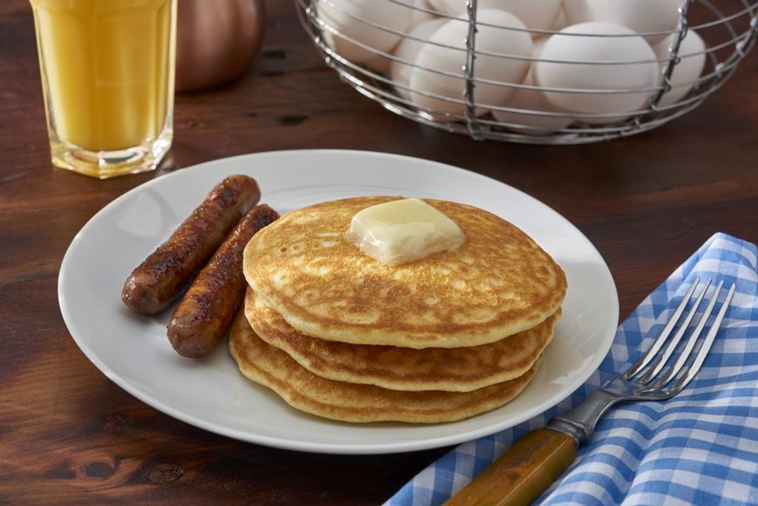 If You've Never Made Pancakes with JIFFY Corn Muffin Mix, You're Missing Out on a Seriously Good Short Stack