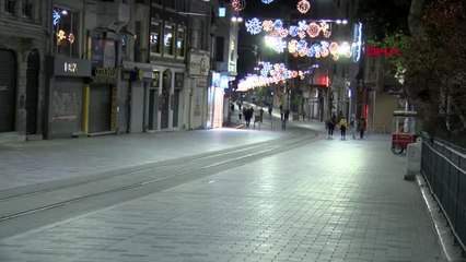 SOKAĞA ÇIKMA YASAĞIYLA BİRLİKTE DENETİMLER DE BAŞLADI --TAKSİM
