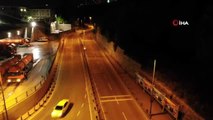 İstanbul'da trafikteki yoğunluk yüzde 1 seviyelerine geriledi