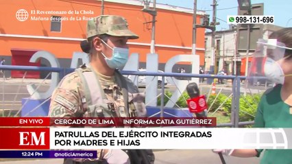 Edición Mediodía: Patrullas del ejército integradas por madres e hijas