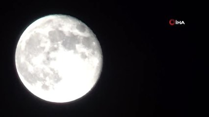 Yüksekova'da 'Süper Ay' güzelliği