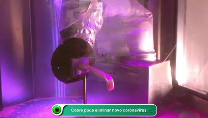 Cobre pode eliminar novo coronavírus