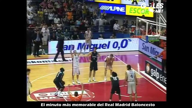 El minuto más memorable del Real Madrid Baloncesto