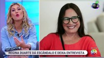 Secretário de Bolsonaro ataca Chris Flores por críticas a Regina Duarte