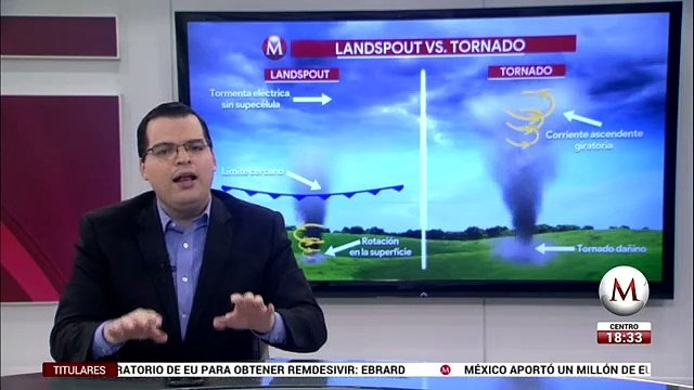 ¿Qué diferencia hay entre un tornado y una tromba?