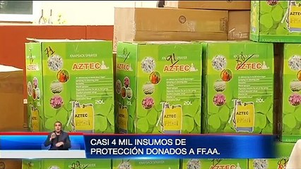 Embajada de Estados Unidos en Ecuador donó más de 4000 insumos médicos de protección para las Fuerzas Armadas
