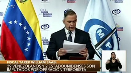 Venezuela imputa por "terrorismo" a dos estadounidenses detenidos en frustrada "invasión"