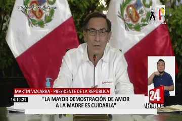 Martín Vizcarra: toque de queda comenzará a las 8 PM desde el lunes 11