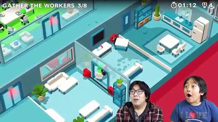 Ryan does a GOOD JOB Let’s Play with Ryan’s Daddy! Good Job Switch Game