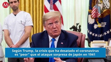 Coronavirus en EU, peor que ataque del 11-S, dice Trump