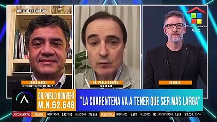 El doctor Bonvehí: "La cuarentena va a tener que ser más larga"