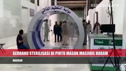 Gerbang steril canggih untuk masuk ke Masjidil Haram.