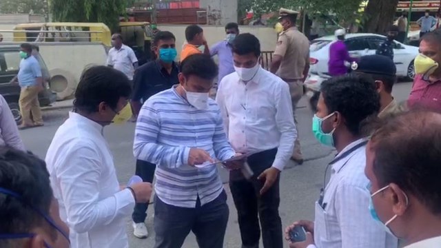 ಪಾದರಾಯನಪುರದಲ್ಲಿ ಪ್ರತಿ ನಿತ್ಯ ಹೆಚ್ಚುತ್ತಿದೆ ಕೊರೊನ ಪ್ರಕರಣ , ಸ್ಥಳಕ್ಕೆ ಸಚಿವ ಸುಧಾಕರ್ ಭೇಟಿ