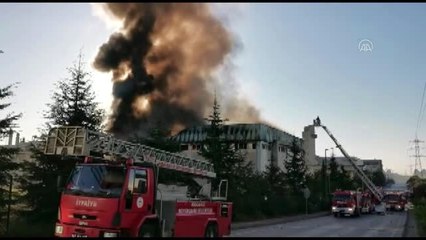 Kocaeli'de fabrika yangını