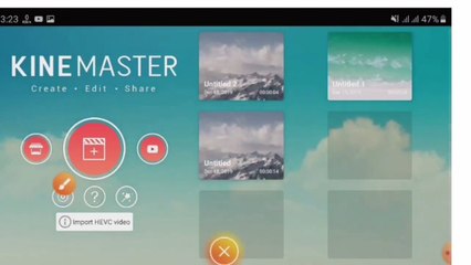 How to change video background using mobile