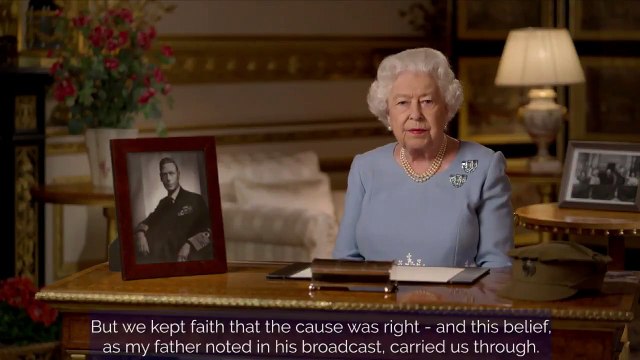 Coronavirus - La Reine Elisabeth II est intervenue hier soir à la télé pour remonter le moral des Britanniques, durement touchés par la pandémie