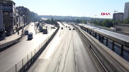 YASAĞIN İLK GÜNÜNDE YOLLAR BOŞ KALDI