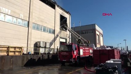 Kocaeli'de fabrika yangını, duman gök yüzünü kapladı-3