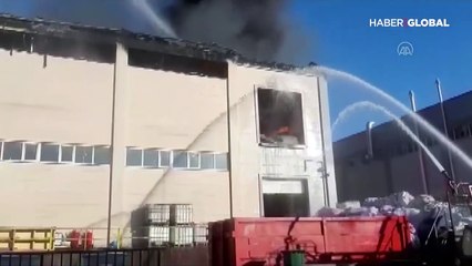 Kocaeli'de fabrika yangını